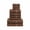 Chocolate, variant on 900 GSM Egyptian Cotton Solid 10-Piece Towel Set Plum