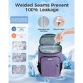 thumbnail image 3 of Mochila Cooler BAGLHER, 25 L, a prueba de fugas, impermeable, violeta, 3 of 7