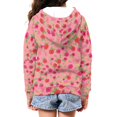 thumbnail image 3 of DISNIMO Rose Hoodie Kids Zip Hoodies Girls 11-13 Hoodie Jacket for Teen Girls Hooded Sweatshirt with Zipper Sweatshirts Boys Sports Hoodie Kids Jackets Khaki Hoodie Girls Clothes Girls Flower Hoodie, 3 of 7