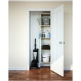 thumbnail image 4 of Easy Track Utility Closet Organizer Tower Weathered Grey, 4 of 7