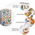 thumbnail image 4 of Shower Curtain Butterfly Animals Shower Curtains for Bathroom Decor Colorful Texture Shower Curtain Sets with Hooks Waterproof Fabric Bath Curtain Standard 72" X 72", 4 of 4