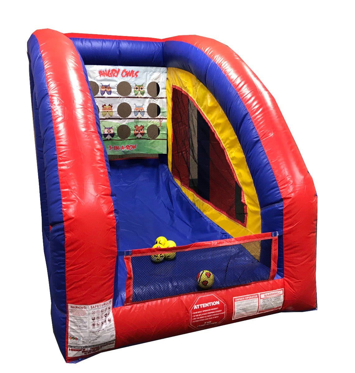 Pogo UltraLite Commercial Inflatable Air Frame Game, Angry Owls