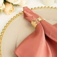 thumbnail image 6 of BalsaCircle 10 Pieces 20" Cinnamon Rose Satin Dinner Napkins Wedding Party, 6 of 8