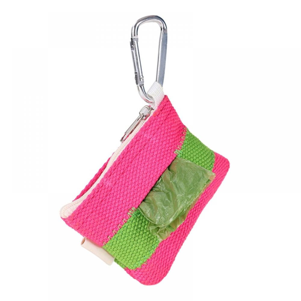 HOTWINTER Pet Waste Bag Dispenser Dog Poop Bag Holder with Zippered