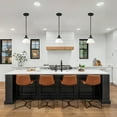 thumbnail image 4 of Design House Savannah Farmhouse 1-Light Indoor Dimmable Pendant Light, White/Matte Black, 4 of 19