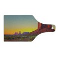 thumbnail image 2 of Canyon Cutting Board, Sunset in Famous Grand Canyon Antiquated Natural Wonders of World Heritage Photo, Tempered Glass Cutting and Serving Board, Wine Bottle Shape, Red Yellow, by Ambesonne, 2 of 5