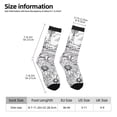 thumbnail image 2 of Honeii Country Farm Scene Print Adult Socks,Crew Socks,Casual Calf Socks,Daily Wear Socks for Men & Women, Perfect for Sports, Casual and Everyday Use, 2 of 6