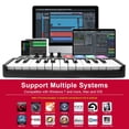 thumbnail image 4 of driver midi lotmusic Worlde TUNA PANDA MINI 25 teclas teclado USB portátil Midi con 8 RGB retroilumi, 4 of 6