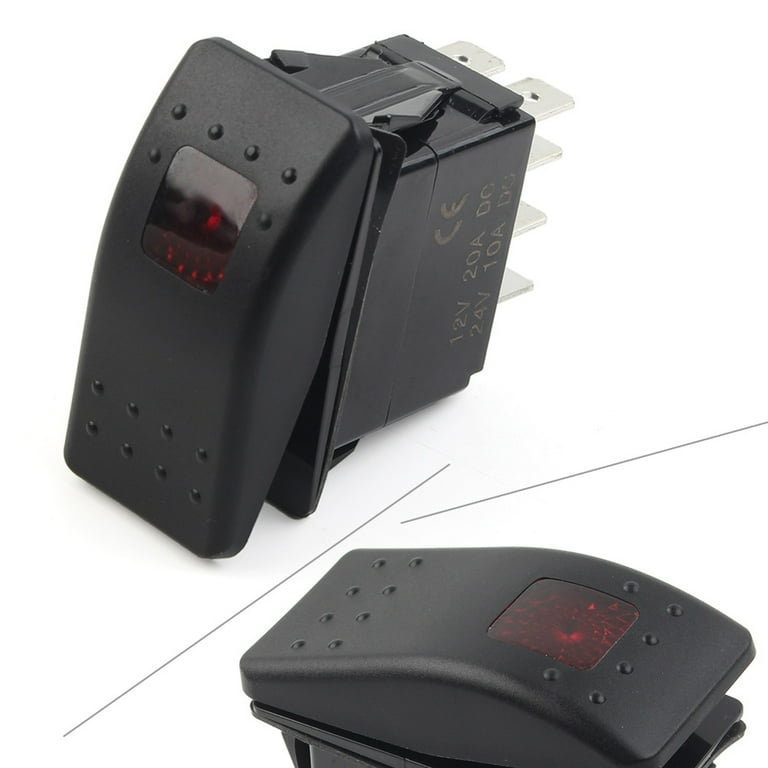 Compressor Start Stop Rocker Switch Onan Generator Switch Onan Cummins 308-1038 Generator Start/Stop Rocker ...
