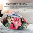 thumbnail image 7 of GZHJMY Satin Pillowcase for Hair and Skin, Hibiscus Flowers Cooling Pillow Case with Envelope Closure Soft Breathable Silk Satin Pillow Cover for Sleeping Standard Size 26x20 in Home Decor, 7 of 7