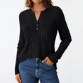 thumbnail image 5 of SUNBS Tunic Shirts for Womens Long Sleeve Tops Casual V Neck Sweaters for Women Blouses, 5 of 8