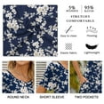 thumbnail image 5 of ANYJOIN Women's Summer Casual T Shirt Dresses Short Sleeve Swing Dress Pockets M, 5 of 7