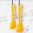 thumbnail image 3 of ACDANC 2Pcs Silicone Spatula,Durable and Non-Fading Spatulas Silicone Heat Resistant,Corrosion-Resistant and High-Temperature Resistant Spatula Set,Yellow, 3 of 7
