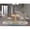 Multi-color, variant on East West Furniture Antique 3-piece Wood Dining Set in Oak/Dark Khaki