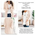 thumbnail image 5 of Suéteres Tipo Cárdigan Para Mujer, Cárdigan De Punto Torcido De Otoño E Invierno Para Mujer, Cárdigan Con Botones De Manga Larga, Elástico, Elegante Para Informal Para Fiesta, 5 of 5