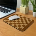 thumbnail image 5 of WIRESTER 8.66x7.08 in Rectangle Mouse Pad with Non-Slip Rubber Base for Computers, Laptop, Office & Home - Old Wooden Chess Board, 5 of 5