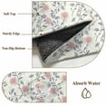 thumbnail image 6 of 5'x7' Area Rugs for Living Room Bedroom, Red Blue Spring Floral Washable Rug Carpet Runner Indoor Outdoor, Flowers Leaves Pastoral Botanical Non Slip Floor Mats Area Rug for Kitchen, Nursery, 6 of 8