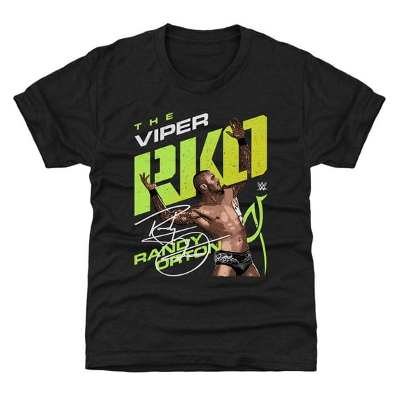 Youth 500 Level  Black Randy Orton Pose T-Shirt