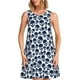 thumbnail image 1 of Fotbe black Skull white Vestido de Verano sin Mangas para Mujer – Vestido Midi Línea A, Estilo Camiseta Floral, Vestido Playero Casual y Fluido, 1 of 7