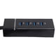thumbnail image 1 of Hub USB, Adaptador Multipuerto USB Estable Plug And Play Seguro Portátil De 4 Puertos De Alta Velocidad De 480Mbps Para Computadora Portátil, 1 of 7