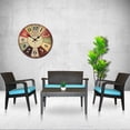 thumbnail image 2 of Rainbow Outdoor Alaska 4 Piece Seating Set with Cushions - Brown, 2 of 2