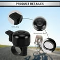 thumbnail image 4 of Bike Bell 1-Pack, Loud And Crisp Bike Bell, Mini Cute Bike Horn For Adult And Kids Bikes, Anti-Rust Coating And Sturdy Ring For Left And Right Handed-Schwarz, 4 of 7