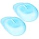 thumbnail image 2 of protectores auditivos de silicona para teñir el cabello en peluquería (1 par, azul), 2 of 6