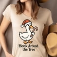 thumbnail image 4 of Goose Graphic Tee | Honk Around the Tree Funny Shirt, Azalea, Size M, 4 of 6