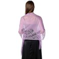 thumbnail image 1 of Bufanda de mujer, bufandas, chales de borlas con flecos de encaje de flores, capa de boda para dama de honor, chal Vintage portátil para fiesta Ropa, zapatos y accesorios Miscelánea Púrpura claro Minnieouse AP015018-15, 1 of 6