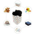 thumbnail image 7 of Yayeee Freestanding Laundry Hamper with Handle Collapsible Large Storage Basket for Clothes, Beige Stars, 7 of 7