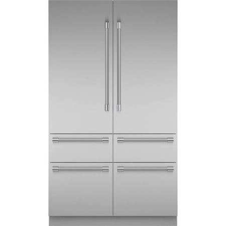 Thermador - Freedom Collection 48 in. Wide 26.8 Cu. Ft. French Door Bottom Freezer Built-in Smart Refrigerator - Stainless Steel