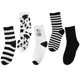 thumbnail image 1 of unbranded 5 Pares De Calcetines De Mujer Calceta Media Flexibles Transpirables Para Uso Diario, 1 of 8