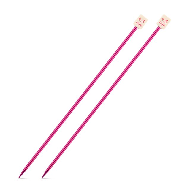 Yuarrent Agujas de tejer al azar de colores, suéter, de tejer de aluminio portátil, equipo de costura para manualidades DIY, suministros para el Artesanía 4.5 mm Yuarrent HA011745-06B