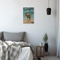 thumbnail image 3 of ZHONGYUTONG Camel Canvas Wall Art Desert Animal Pictures Wildlife Painting Country Farm Poster for Kitchen Living Room Decor Framed (20.00" x 30.00"), 3 of 5
