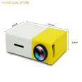 thumbnail image 3 of YG300 Pro LED Mini Projector 480x272 Pixels Supports 1080P HDMI-compatible USB Audio Portable Home Media Video Player Projector, 3 of 7