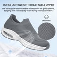 thumbnail image 2 of AMANSSE Mens Walking Shoes Lightweight Breathable Athletic Gym Workout Training Non Slip Fashionable Tennis Shoes Dark Grey Size 12, 2 of 6