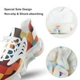 thumbnail image 7 of Modern Art Colorful Geometry Walking Shoes for Men Woman Lightweight Tennis Fashion Elastic Sports Shoes Cushion Basketball Shoes, 7 of 7