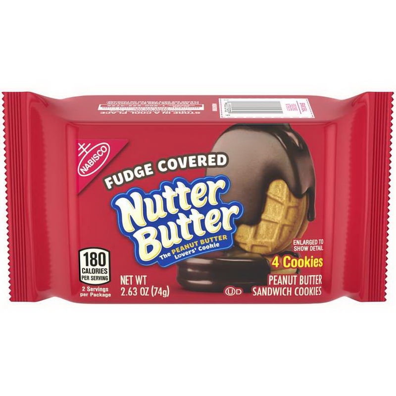(Price/CASE)Nabisco 05929 Nutter Butter Cookies Chocolate Fudge 2X2.63