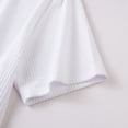thumbnail image 5 of GrmtClth Men's Waffle Knit Stand Collar Shirt Casual Short Sleeve Full Button Placket Top Lightweight Breathable Ribbed Textured Solid Color Summer Everyday Wear Tops White M, 5 of 6