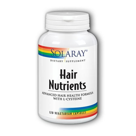 Solaray Hair Nutrients Vegetable Capsules, 120 Ct - Walmart.com