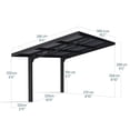 thumbnail image 4 of Palram - Canopia Sydney Wave Single Carport - Gray, 4 of 9