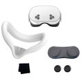 thumbnail image 5 of SUNHUFA Silicone VR Face Cover with Len Cover & Joystick Cover for Meta Quest 3S(White), 5 of 9