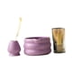 thumbnail image 3 of Juego de 4 piezas para de matcha, soporte para batidor, tazón de té de inicio, regalos, tazón de matcha de cerámica, batidor de matcha para Púrpura, 3 of 9