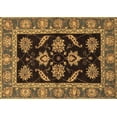 thumbnail image 1 of Ahgly Company Indoor Rectangle Oriental Brown Traditional Area Rugs, 7' x 10', 1 of 4