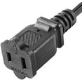 thumbnail image 5 of Toptekits 1' Polarized US Power Cable 2-Prong Male/Female, Black, 5 of 8