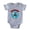 Heather Grey, variant on CafePress - FIN Smokin Barbecue.Png - Cute Infant Baby Football Bodysuit