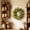 Artificial Daisy Wreath, variant on Artificial Chrysanthemum Berry Wreath with Linen Bow, Small Rattan Hanging Ring Fall Door Decor 23cm