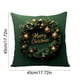 thumbnail image 3 of Funda de Cojín Navideña | Funda de Cojín Decorativa de Poliéster Verde para Sofá (45 X 45 Cm) | Decoración Navideña para Sala de Estar U Oficina, 3 of 6