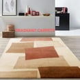 thumbnail image 2 of Papercut Modern Hand-Tufted Rug in Red Terracotta Area Rug, 2 of 5