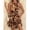 Multicolor, variant on Multicolor Clasi Halter Tie Waist A-Line Dress, Suitable For Vacation